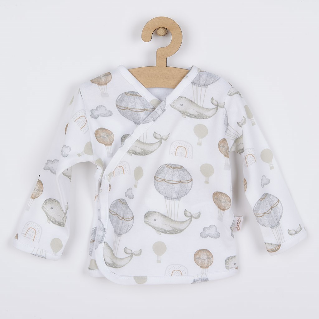 Dojčenská bavlněná košilka Nicol Miki