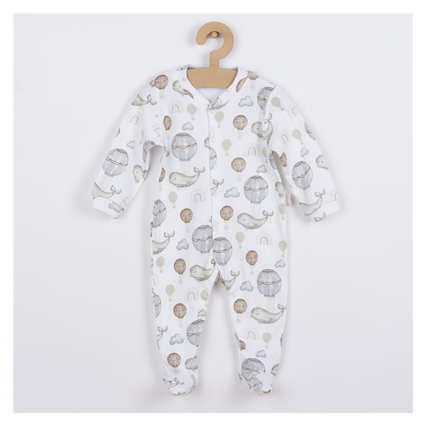 Dojčenský bavlnený overal Nicol Miki