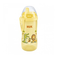 Detská fľaša NUK Kiddy Cup 300 ml žltá