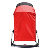 Slnečná clona na kočík New Baby Basic red