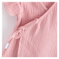 Letné dojčenské mušelínové šaty New Baby Soft dress ružová