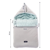 Multifunkčná zavinovačka Zaffiro 5v1 organic grey