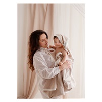Detská osuška so žinkou a ručníkom Belisima Swaddle béžová