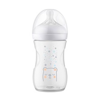 Dojčenská fľaša Avent Natural Response 260 ml s ventilom Air Free medved´