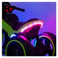 Detská elektrická motorka Baby Mix POLICE červená (poškodený obal)