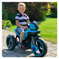 Detská elektrická motorka Baby Mix POLICE červená (poškodený obal)