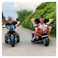 Detská elektrická motorka Baby Mix POLICE červená (poškodený obal)