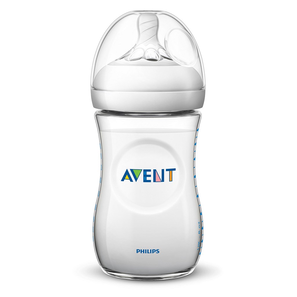 Dojčenská fľaša Avent Natural transparentná 260 ml (poškodený obal)