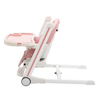 Jedálenská stolička Muka NEW BABY dusty pink
