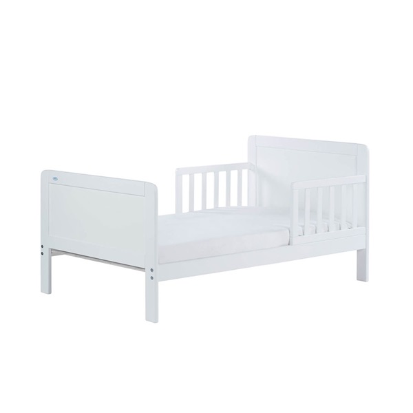 Detská posteľ so zábranou Drewex Olek 140x70 cm biela