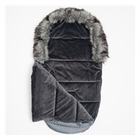 Zimný fusak New Baby Lux Fleece graphite