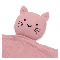 Mušelínový usínáčik New Baby Cat  pink