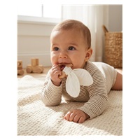 Detské hryzátko s vtáčikom New Baby Bird white