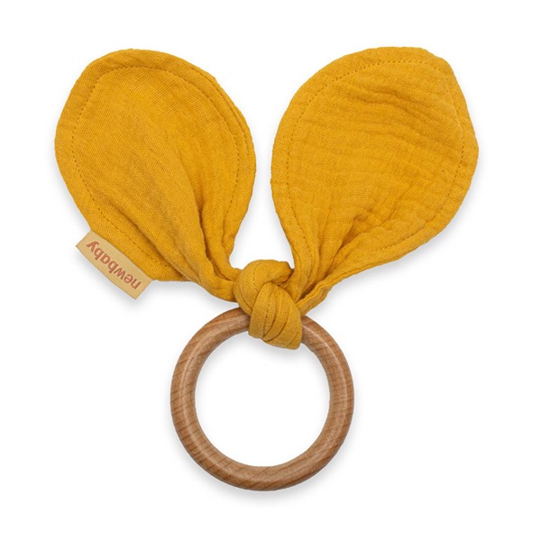 Kúsok s listami New Baby Ears mustard