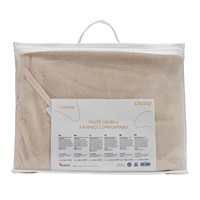 Detská luxusná froté osuška s kapucňou New Baby Comfortably 100x100 cm beige