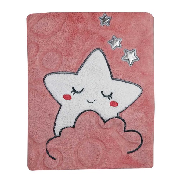 Detská deka Koala Sleeping Star pink