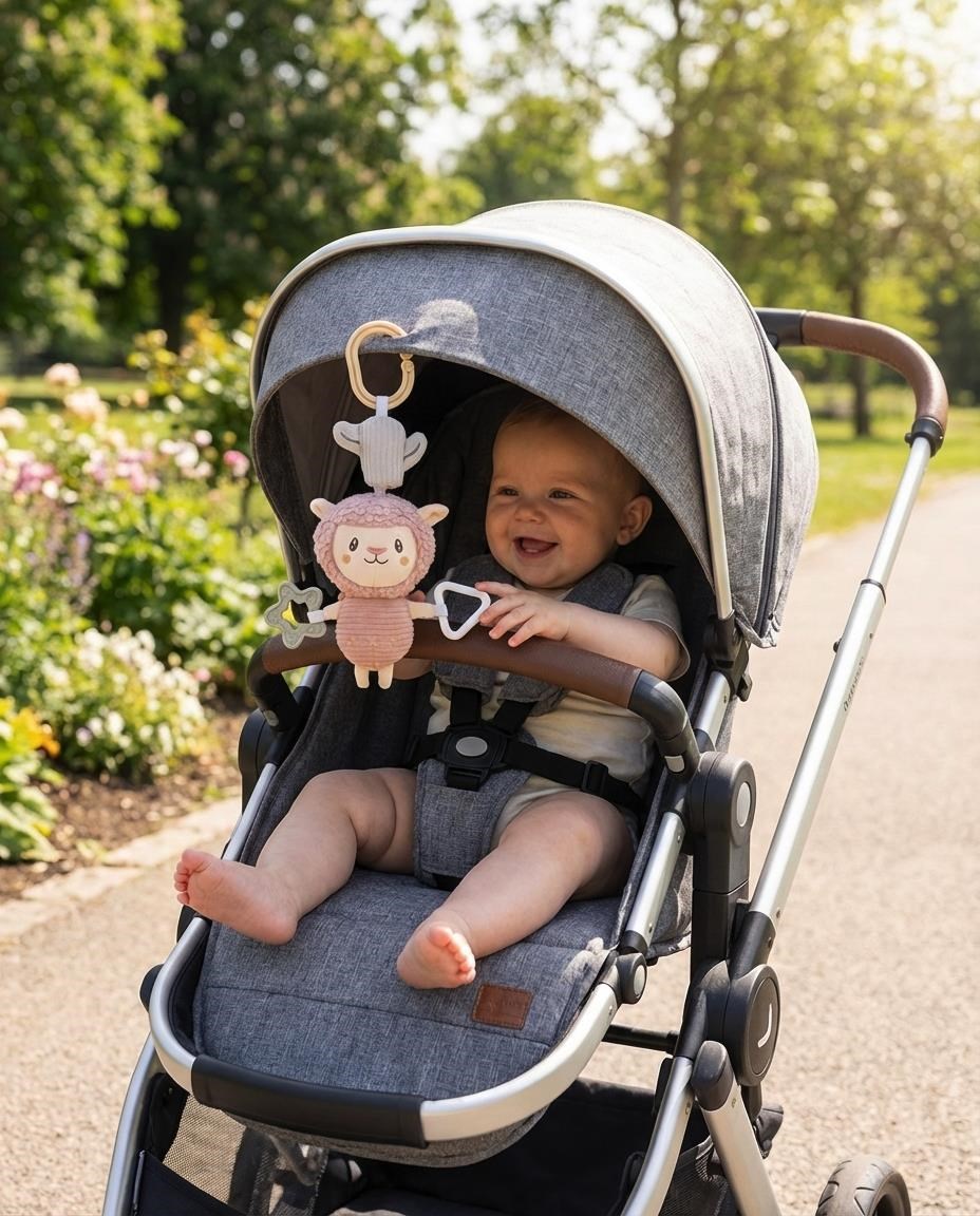 Plyšová závesná hračka New Baby Lama