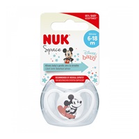 Cumlík Space NUK 6-18m Disney Mickey Mouse červená