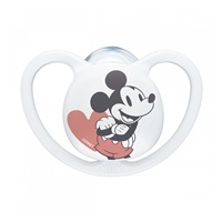 Cumlík Space NUK 6-18m Disney Mickey Mouse biela