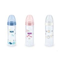 Dojčenská fľaša NUK LOVE 250 ml, 6-18 m biela