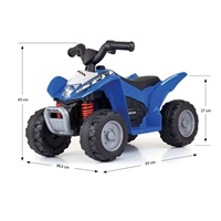 Elektrická štvorkolka Milly Mally Honda ATV modrá