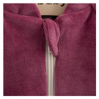 Dojčenská semišková mikina New Baby Suede clothes ružovo fialová