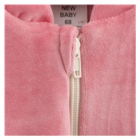 Dojčenská semišková mikina New Baby Suede clothes ružová