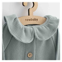 Dojčenský kabátik na gombíky New Baby Luxury clothing Laura sivý