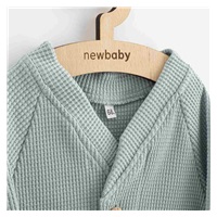 Dojčenský kabátik na gombíky New Baby Luxury clothing Oliver sivý