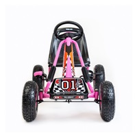 Detská šliapacia motokára Go-kart Baby Mix Razor ružová