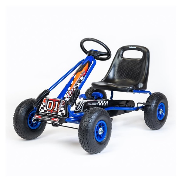 Detská šliapacia motokára Go-kart Baby Mix Razor modrá