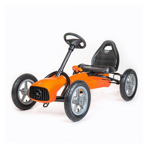 Detská šliapacia motokára Go-kart Baby Mix Buggy oranžová