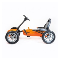 Detská šliapacia motokára Go-kart Baby Mix Buggy oranžová