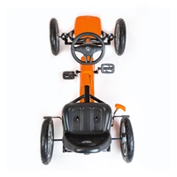 Detská šliapacia motokára Go-kart Baby Mix Buggy oranžová