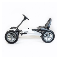 Detská šliapacia motokára Go-kart Baby Mix Buggy biela