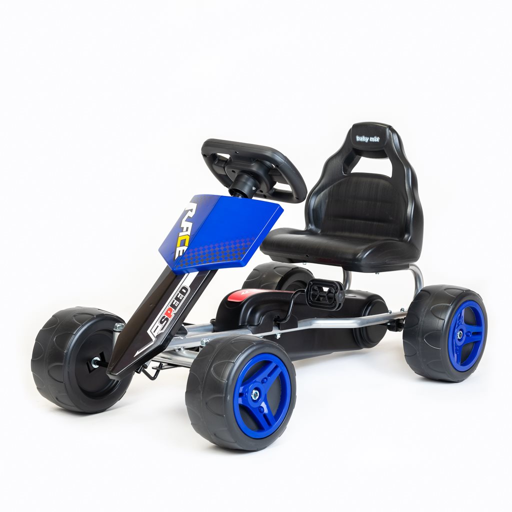Detská šliapacia motokára Go-kart Baby Mix Speedy modrá