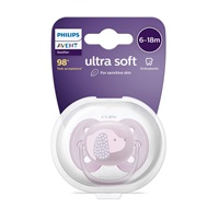 Dojčenský cumlík Ultrasoft Premium Avent 6-18 mesiacov pejsek