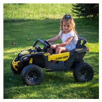Elektrické autíčko Baby Mix Buggy žlté