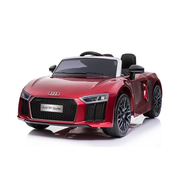 Elektrické autíčko BABY MIX AUDI R8 Spyder MAXI metalíza červené