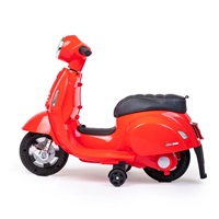 Detská elektrická motorka Baby Mix Vespa červená