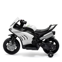 Detská elektrická motorka Baby Mix Supersport biela