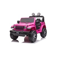 Detské elektrické autíčko Baby Mix Jeep Wrangler Rubicon ružové