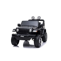 Detské elektrické autíčko Baby Mix Jeep Wrangler Rubicon čierne