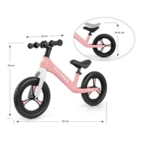 Detský balančný bicykel Milly Mally Ranger Pink