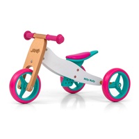 Detské multifunkčné odrážadlo bicykel 2v1 Milly Mally JAKE Classic Candy