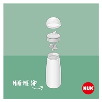 Detská fľaša NUK Mini-Me Sip nerez 300 ml (9+ m.) beige