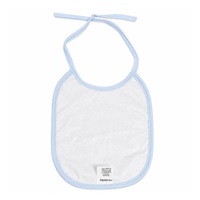 Detský froté podbradník podšitý PVC New Baby modrý