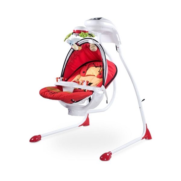 Detská hojdačka CARETERO Bugies red