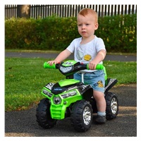 Detské odrážadlo so zvukom Štvorkolka Baby Mix zelená