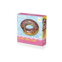 Detský veľký nafukovací kruh Bestway DONUT 107cm brown